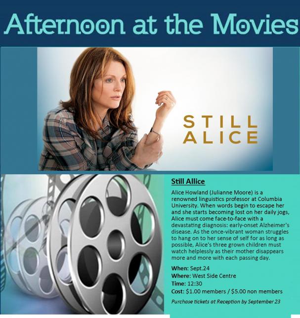 Afternoon at the Movies September 24